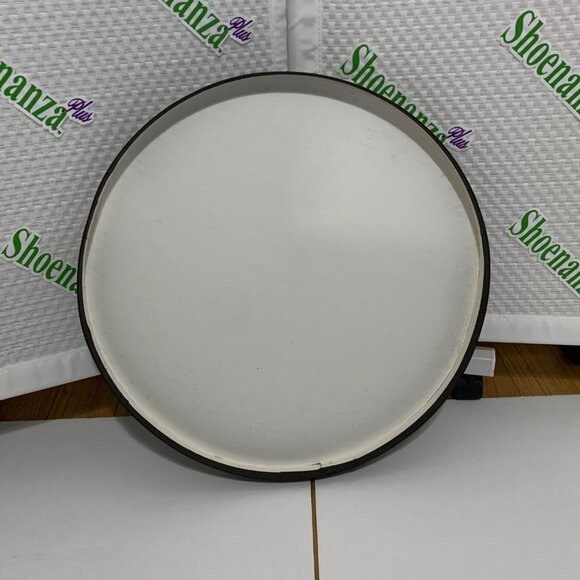 Vintage Fleur de Paris New Orleans Cardboard Hat Box Storage Container Black - Picture 11 of 14